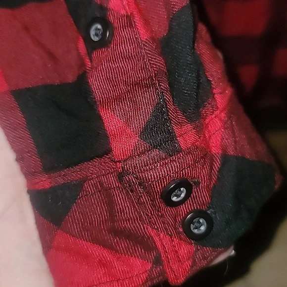 Torrid Relaxed Fit Brushed Rayon Button-Up Shirt Size 1 - Picture 6 of 9